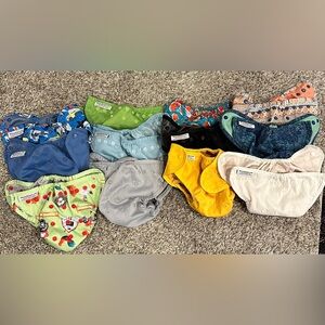 Buttons Cloth Diaper Set